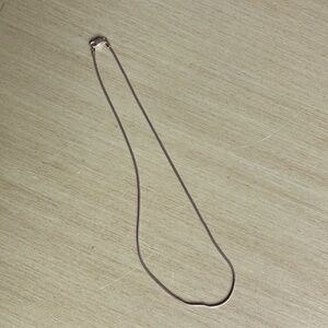 Thin chain with narrow clasp for all pendants and beads listed.